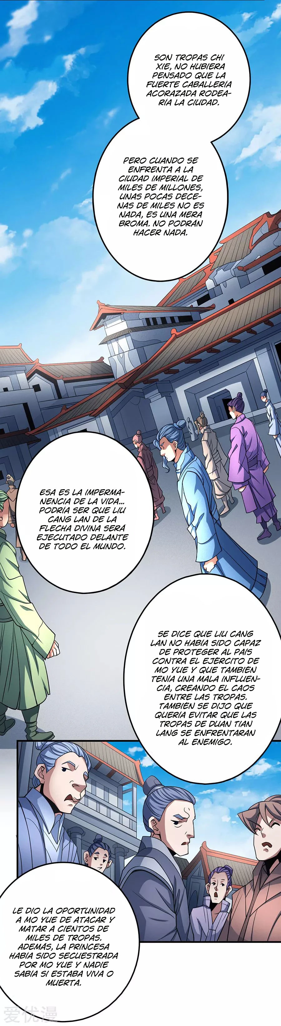 Dios de las artes marciales capítulo 108, página 51