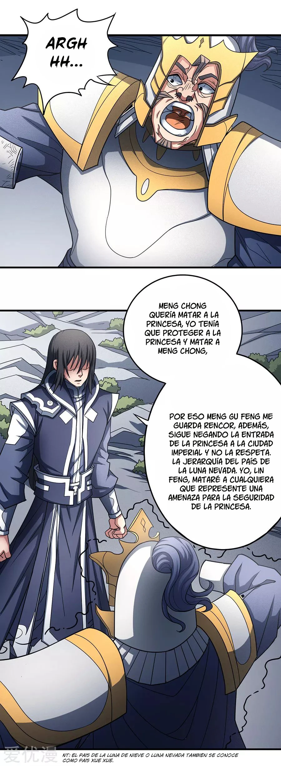 Dios de las artes marciales capítulo 109, página 40