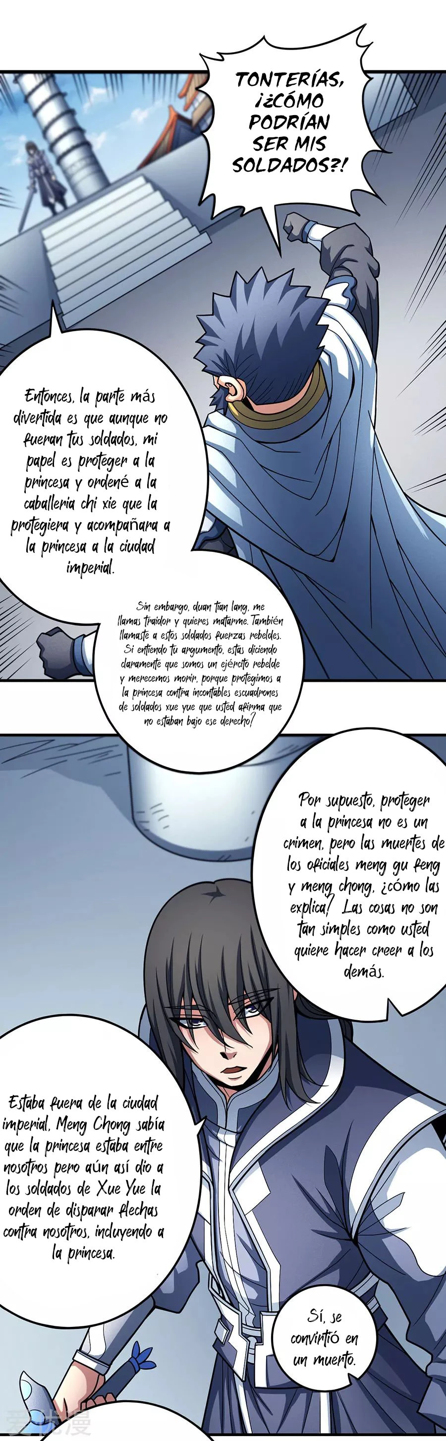 Dios de las artes marciales capítulo 110, página 36