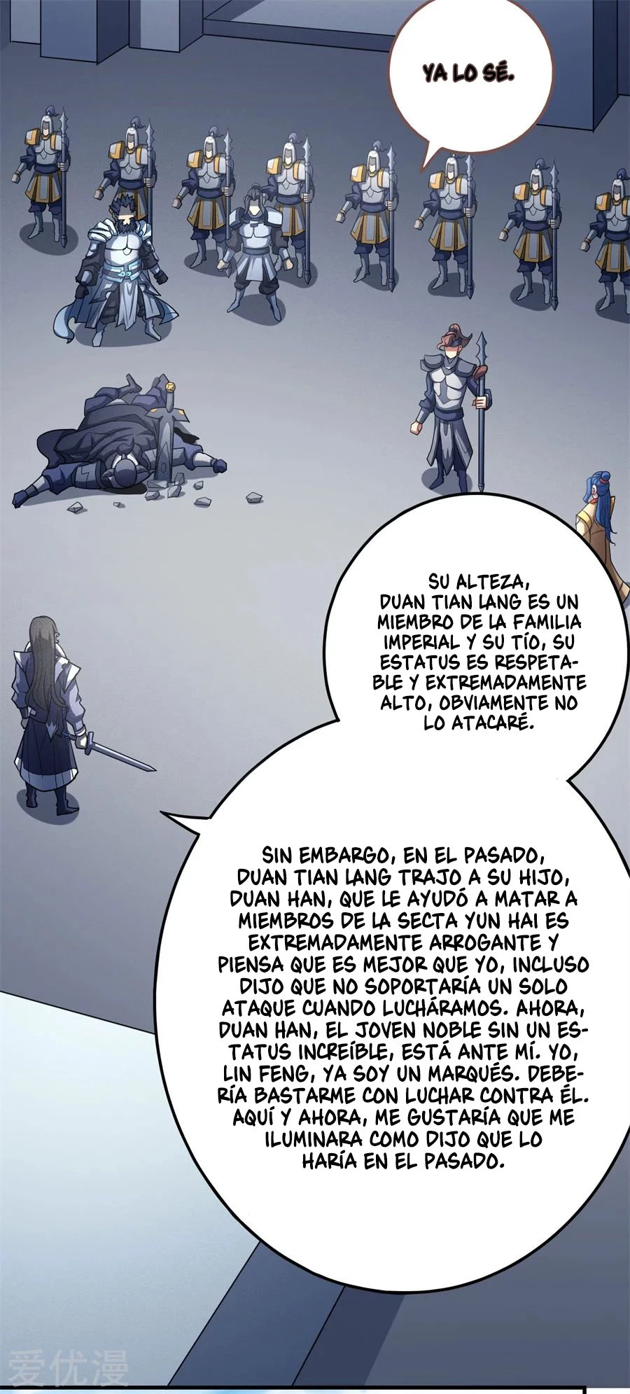 Dios de las artes marciales capítulo 111, página 45