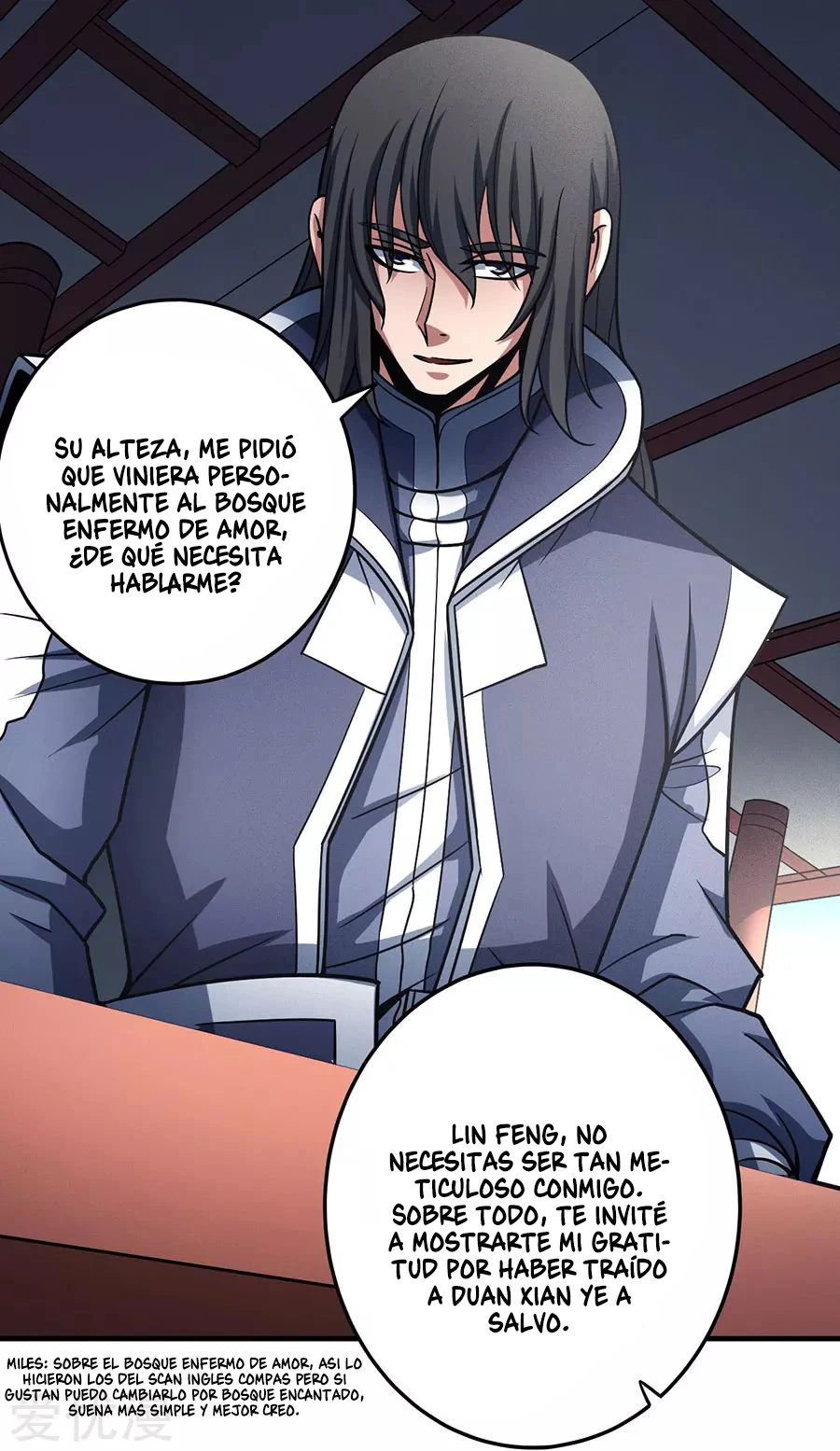 Dios de las artes marciales capítulo 111, página 102
