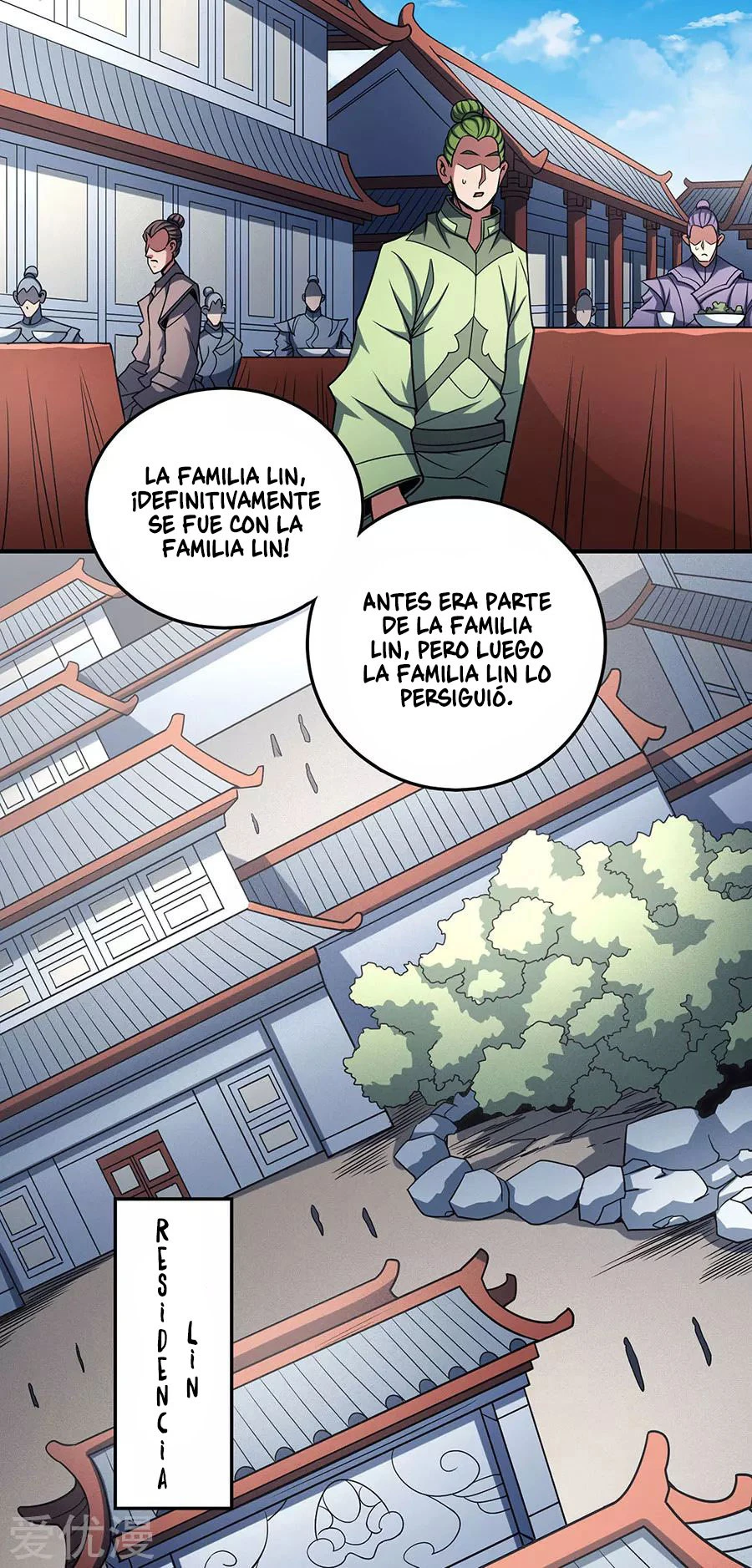 Dios de las artes marciales capítulo 114.3, página 8