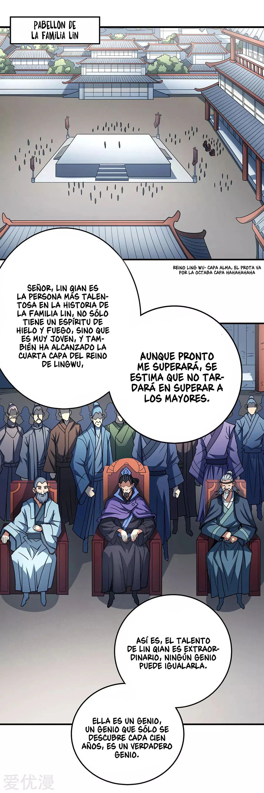 Dios de las artes marciales capítulo 114.3, página 10