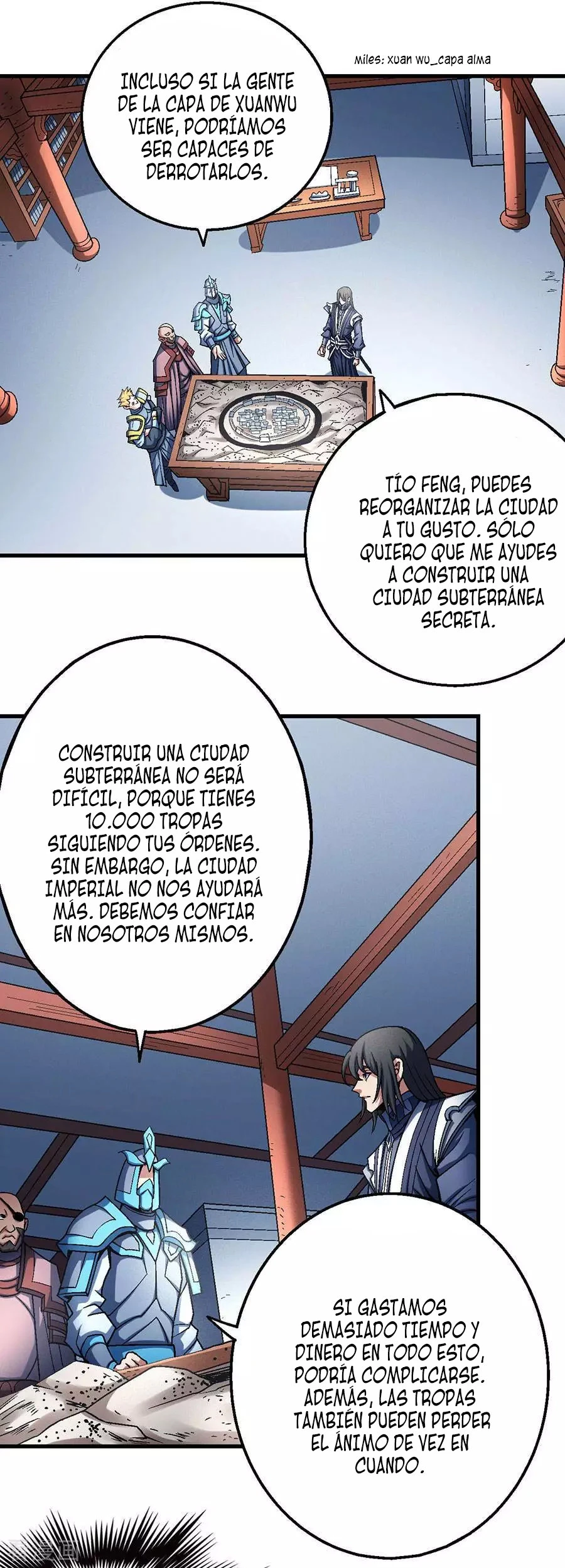 Dios de las artes marciales capítulo 116.2, página 10