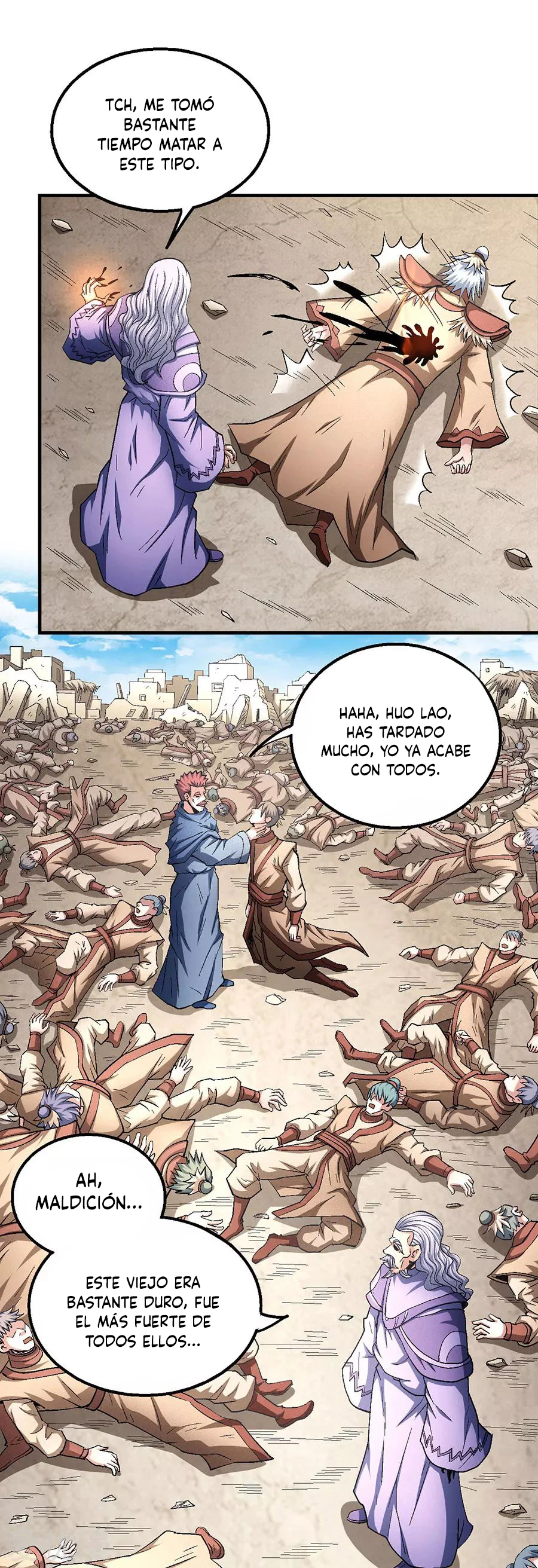Dios de las artes marciales capítulo 130.3, página 4