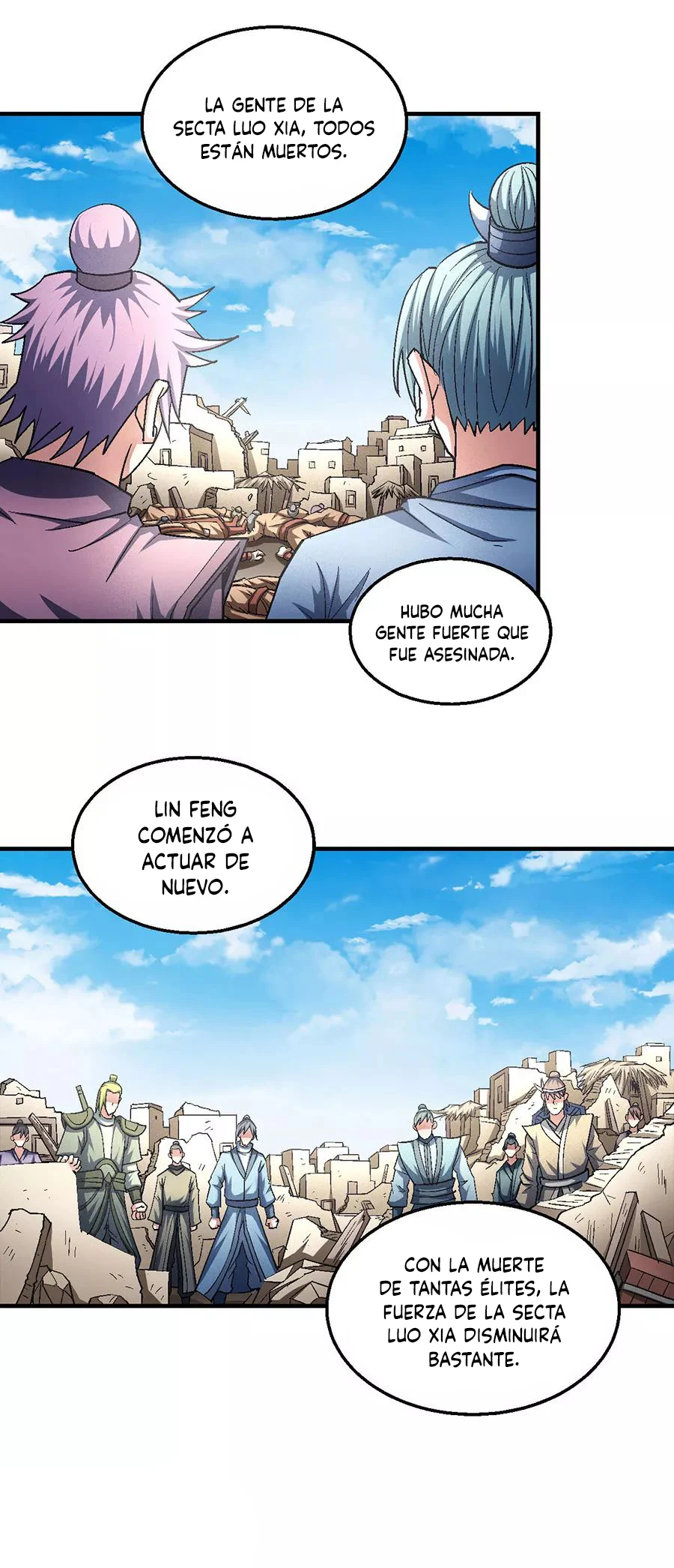 Dios de las artes marciales capítulo 130.3, página 7