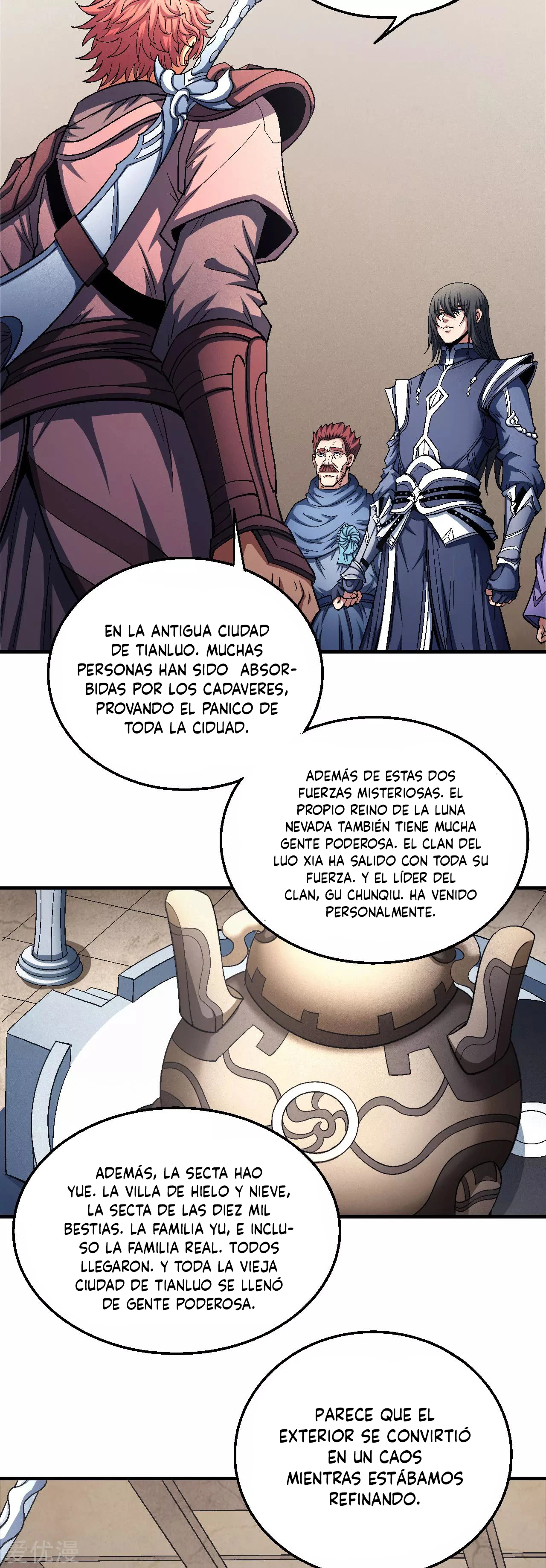 Dios de las artes marciales capítulo 131.2, página 4