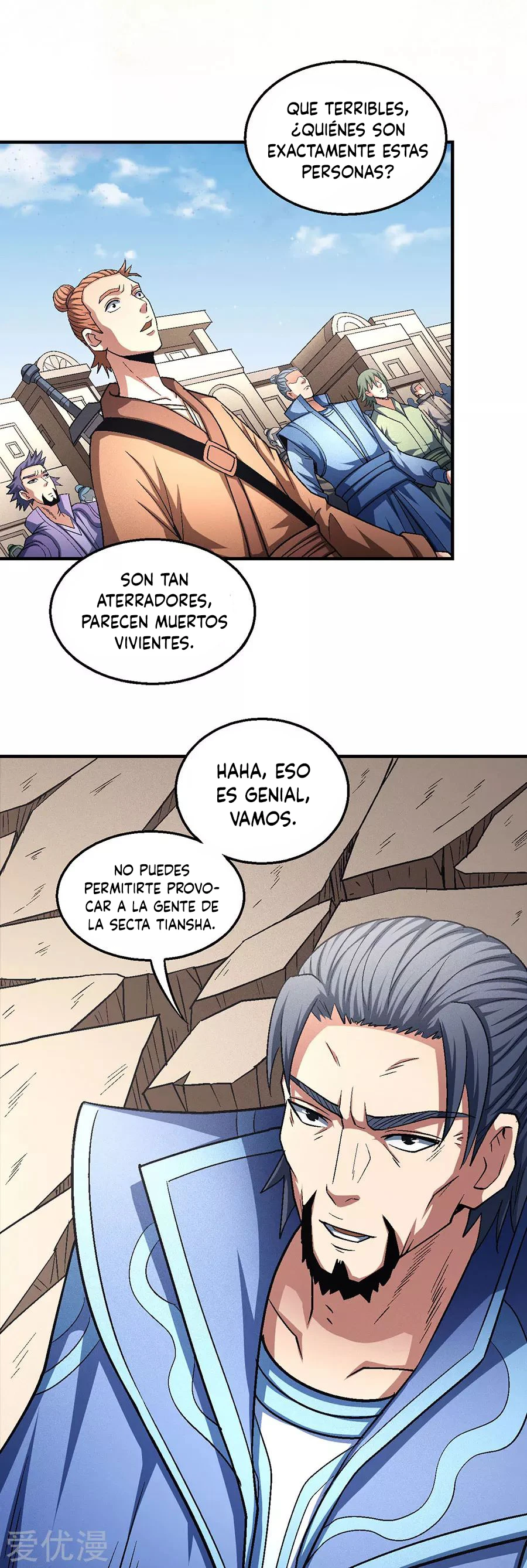 Dios de las artes marciales capítulo 132.2, página 19