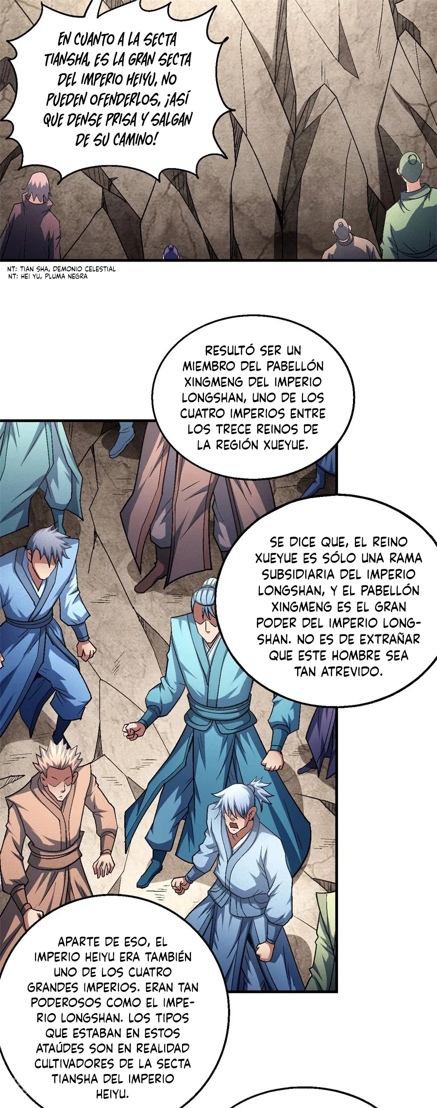 Dios de las artes marciales capítulo 132.3, página 3