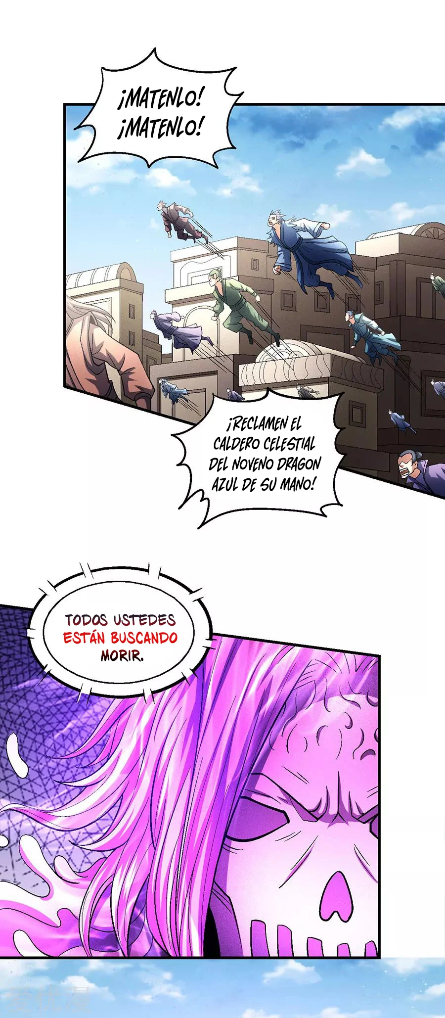 Dios de las artes marciales capítulo 133.1, página 8