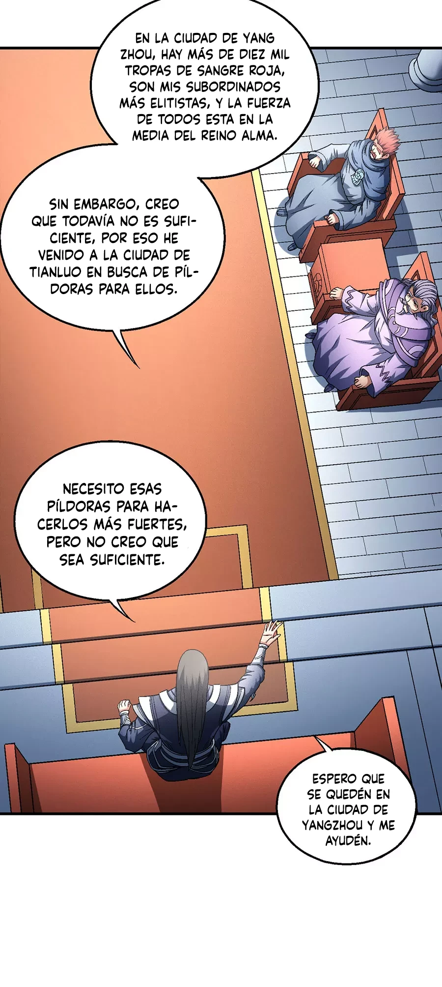 Dios de las artes marciales capítulo 135.2, página 18