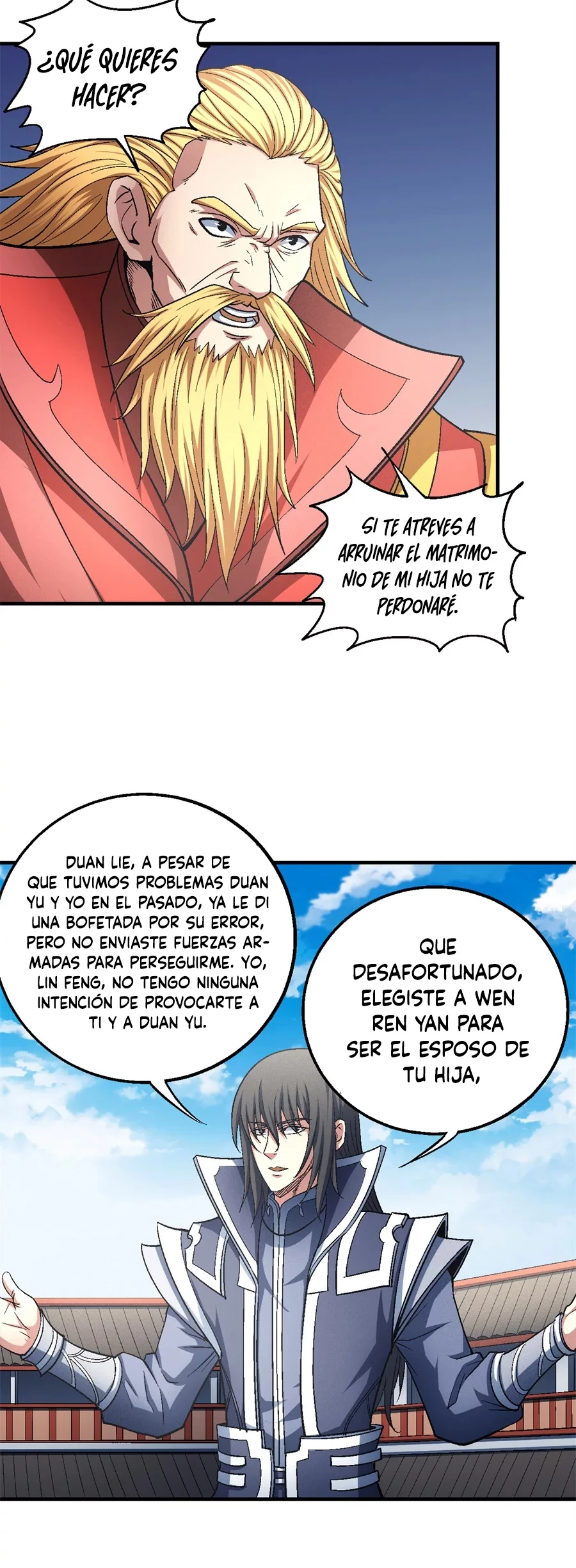Dios de las artes marciales capítulo 136.3, página 10