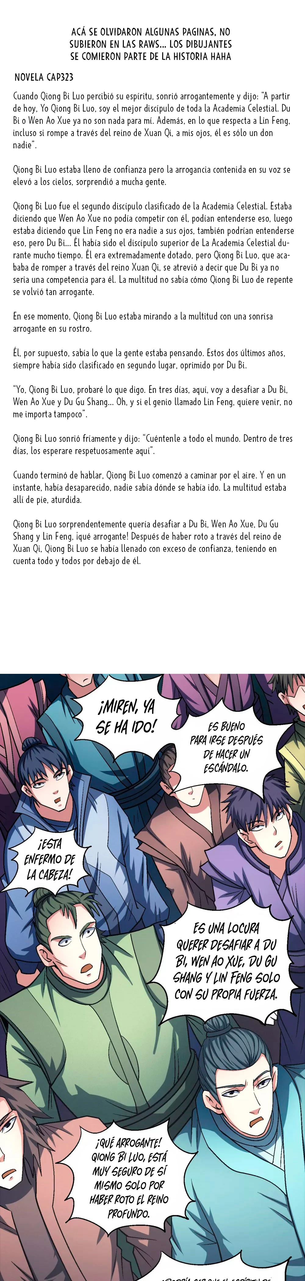 Dios de las artes marciales capítulo 138.2, página 2