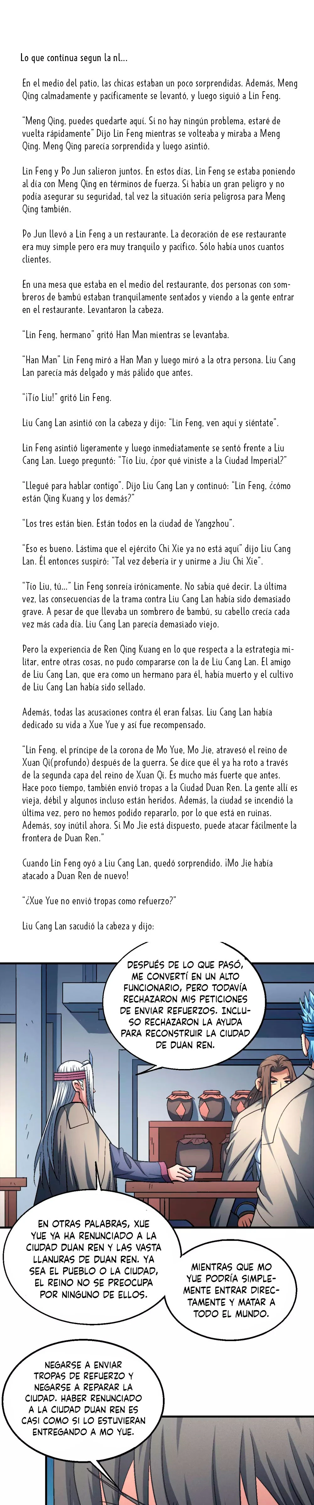 Dios de las artes marciales capítulo 138.3, página 2