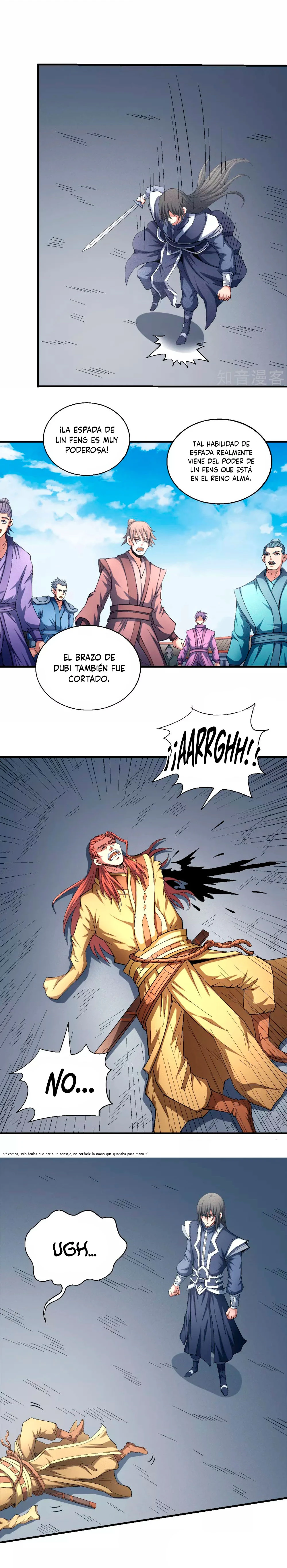 Dios de las artes marciales capítulo 141.3, página 7