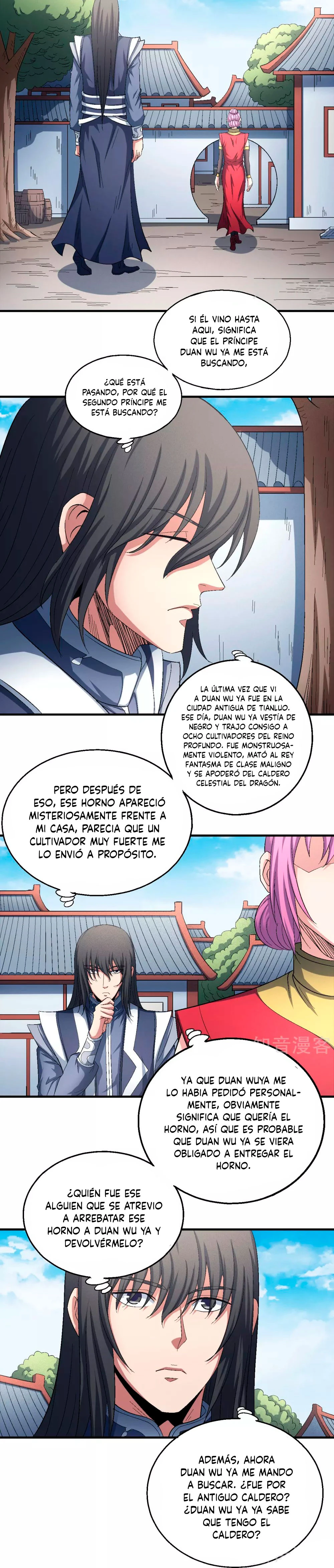 Dios de las artes marciales capítulo 143.1, página 6