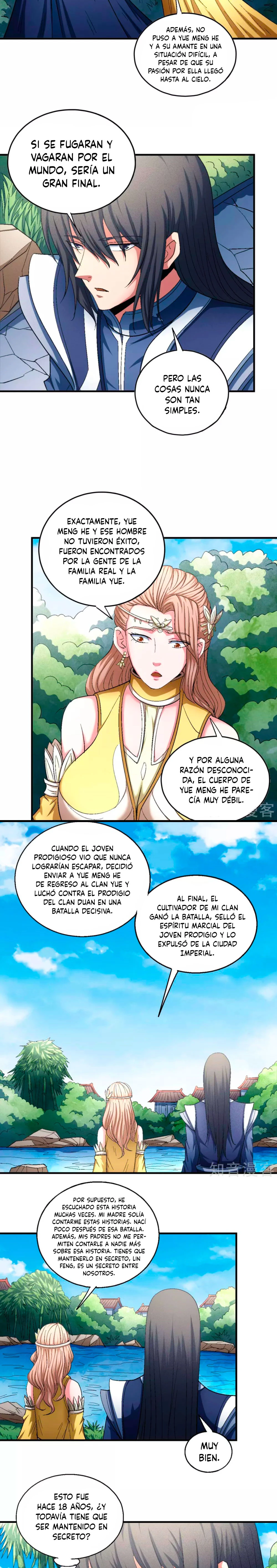 Dios de las artes marciales capítulo 143.3, página 8