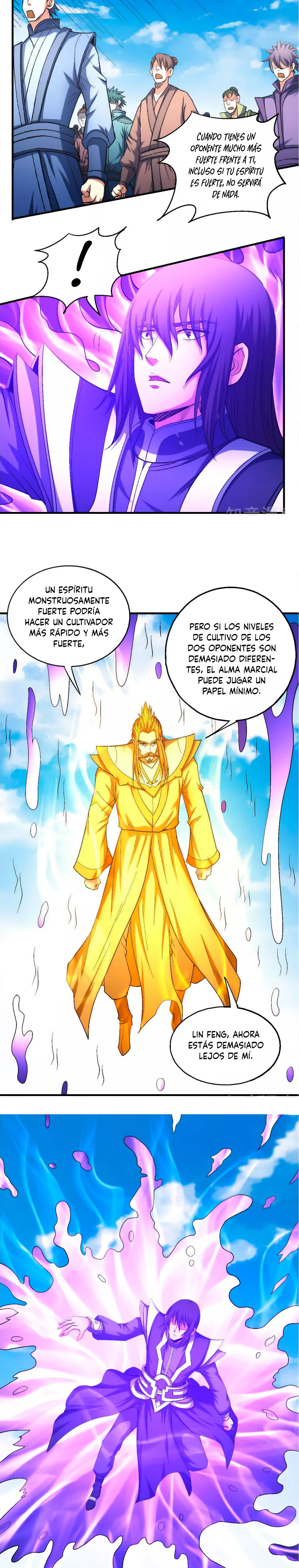 Dios de las artes marciales capítulo 145.3, página 4