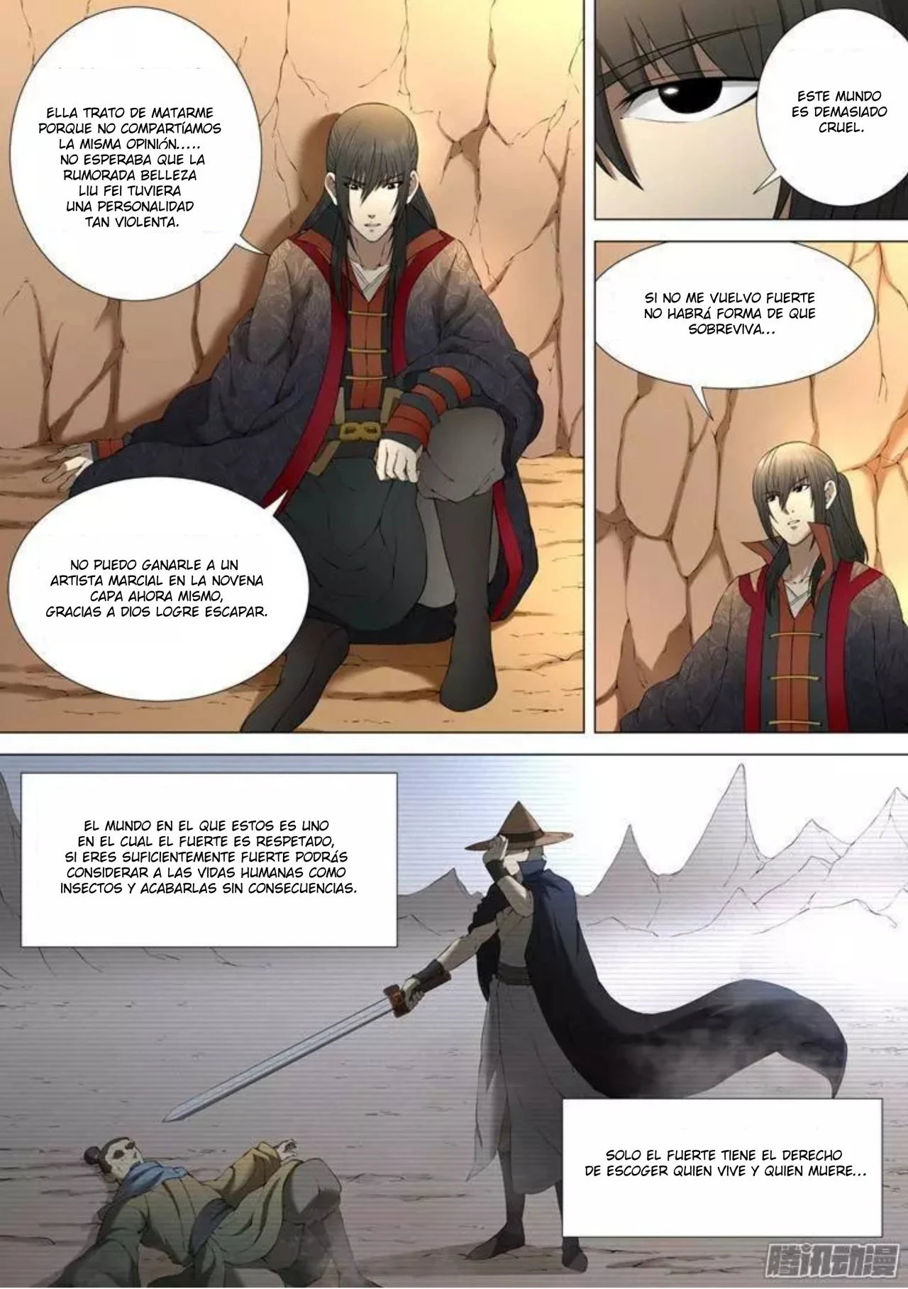 Dios de las artes marciales capítulo 3, página 22