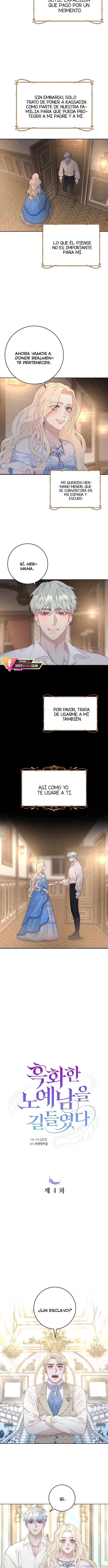 Domé a un esclavo ennegrecido capítulo 4, página 7