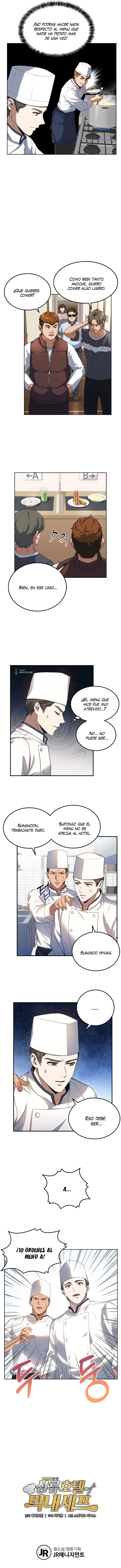El Chef Más Joven Del Hotel De 3ra Categoría capítulo 6, página 9