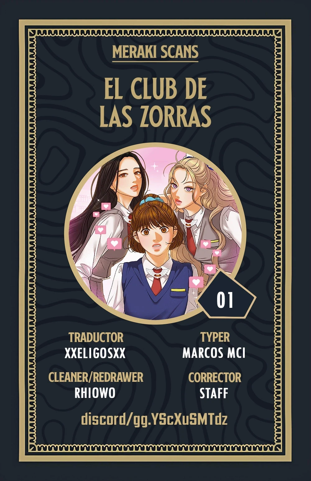 El club de las Zorras capítulo 1, página 1
