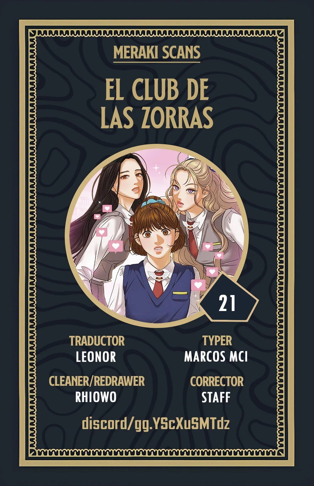 El club de las Zorras capítulo 21, página 1