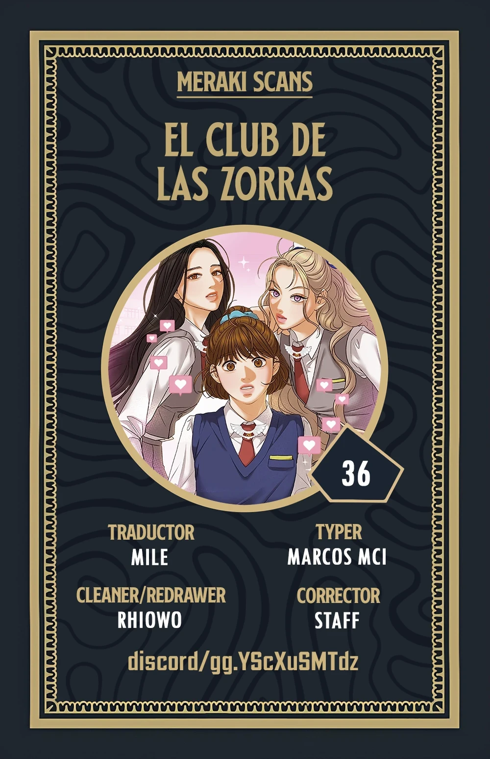 El club de las Zorras capítulo 36, página 1