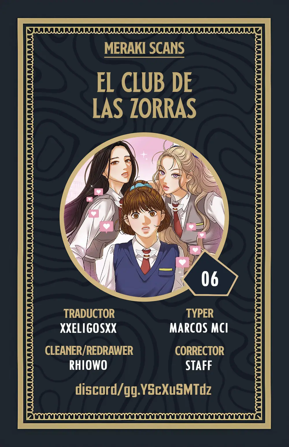 El club de las Zorras capítulo 6, página 1