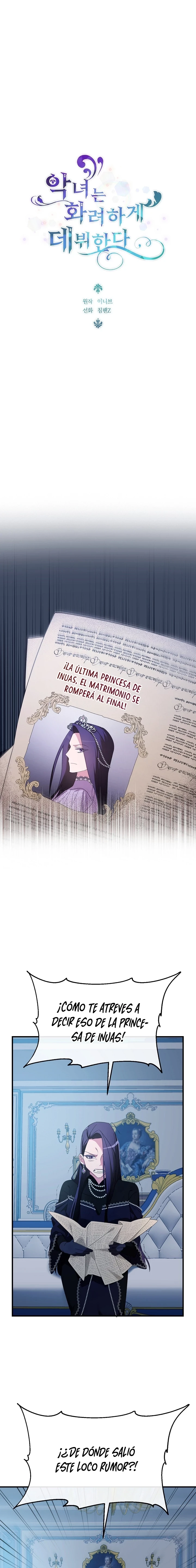 El Espléndido Debut De La Villana capítulo 1, página 8