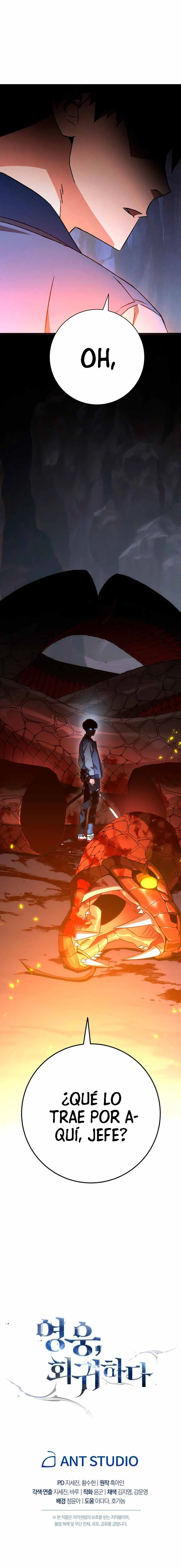 El Héroe Regresa capítulo 8, página 20