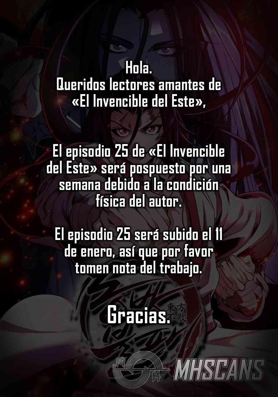 El Invencible del Este capítulo 24.6, página 1