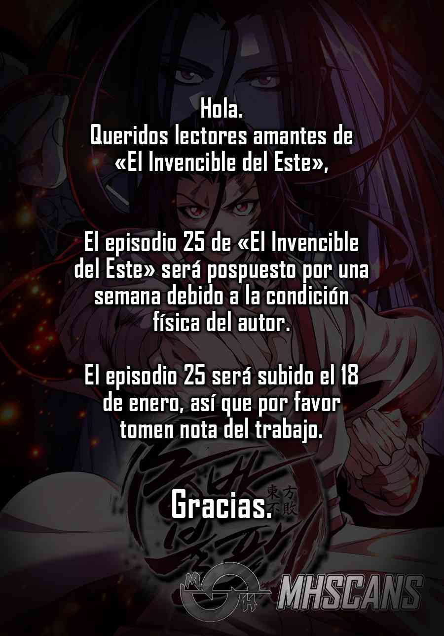 El Invencible del Este capítulo 24.7, página 1
