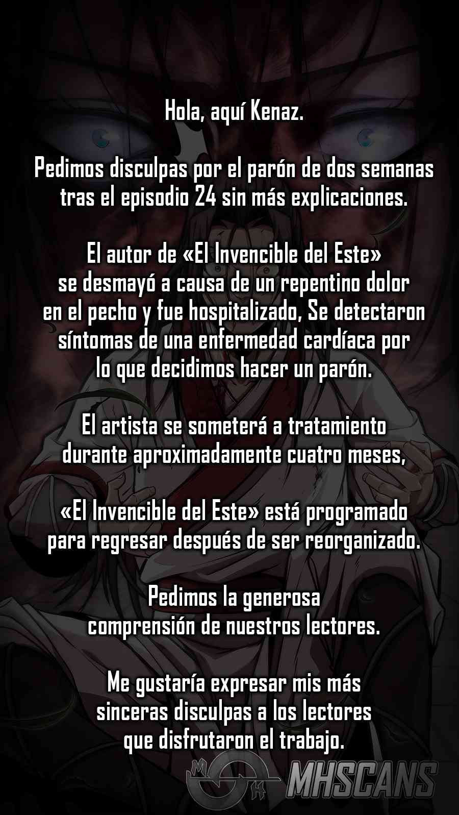 El Invencible del Este capítulo 24.8, página 1