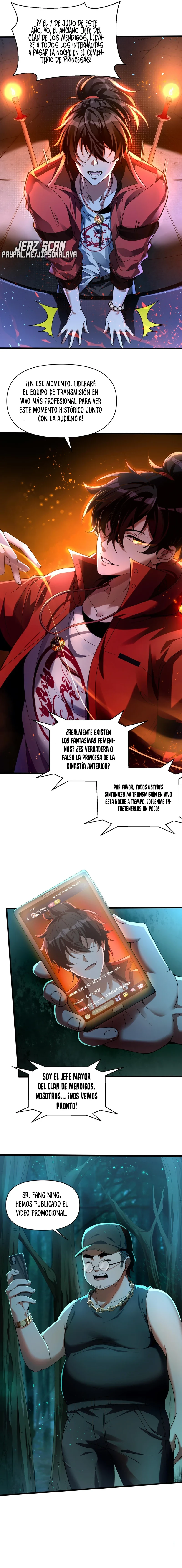 Haciendo travesuras en una transmisión en vivo, ¡le propuse matrimonio a un fantasma femenino y ella realmente aceptó?! capítulo 1, página 6