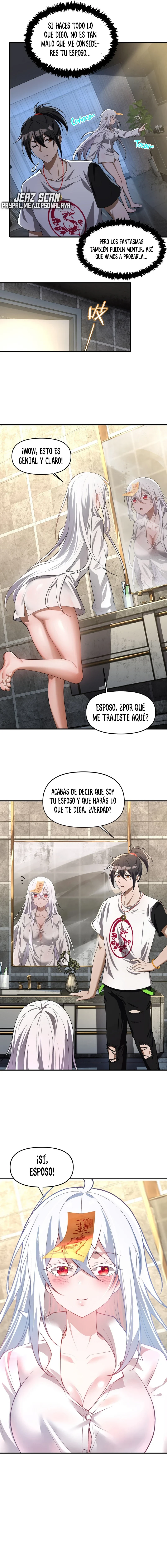 Haciendo travesuras en una transmisión en vivo, ¡le propuse matrimonio a un fantasma femenino y ella realmente aceptó?! capítulo 5, página 6