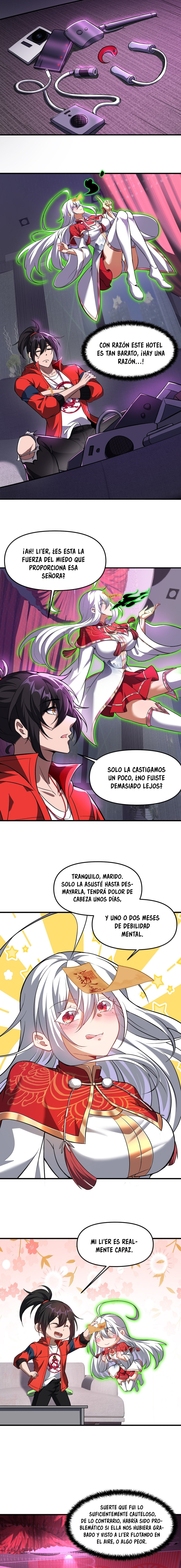 Haciendo travesuras en una transmisión en vivo, ¡le propuse matrimonio a un fantasma femenino y ella realmente aceptó?! capítulo 55, página 6