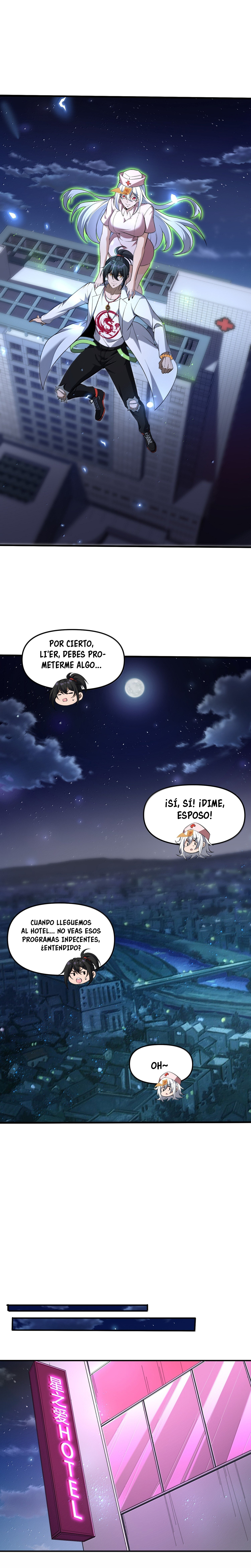 Haciendo travesuras en una transmisión en vivo, ¡le propuse matrimonio a un fantasma femenino y ella realmente aceptó?! capítulo 61, página 9