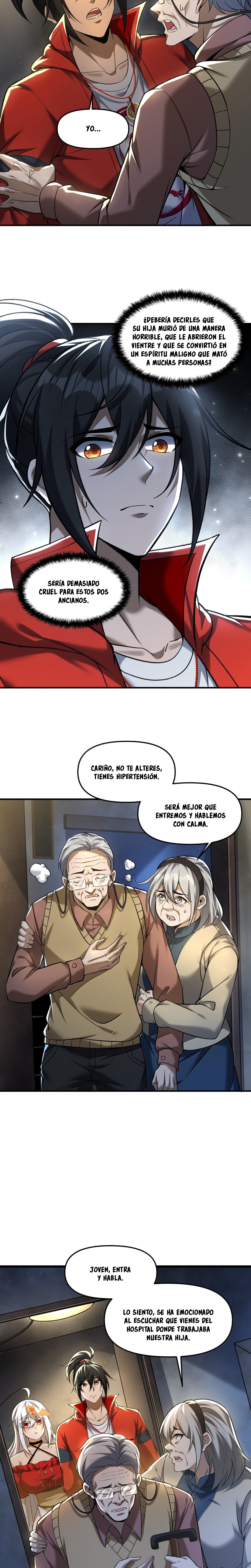Haciendo travesuras en una transmisión en vivo, ¡le propuse matrimonio a un fantasma femenino y ella realmente aceptó?! capítulo 63, página 6