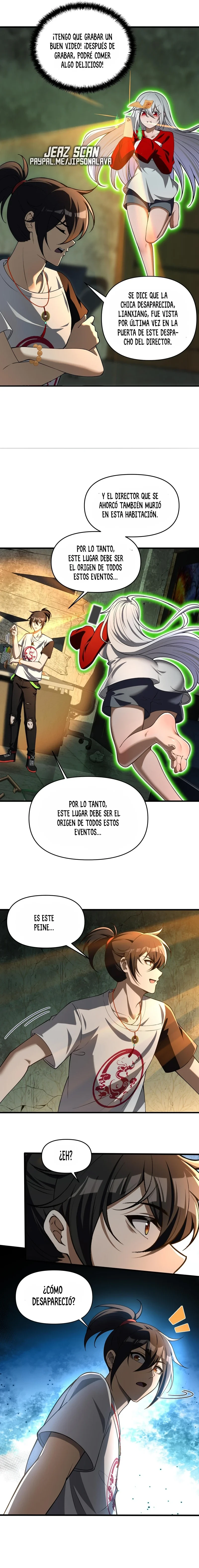 Haciendo travesuras en una transmisión en vivo, ¡le propuse matrimonio a un fantasma femenino y ella realmente aceptó?! capítulo 8, página 5