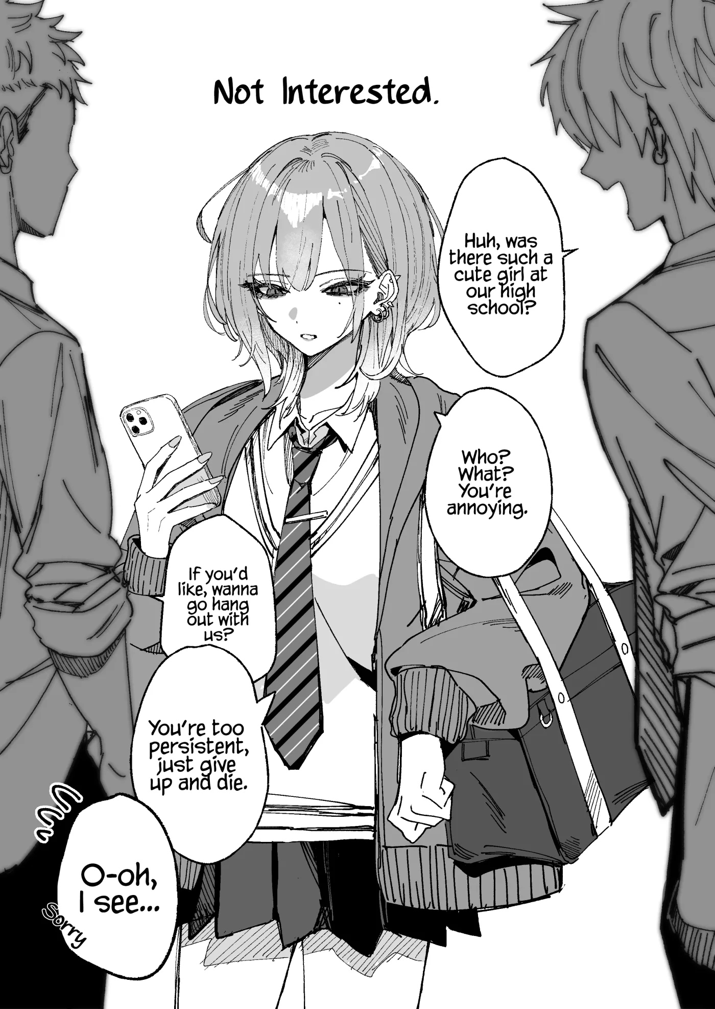 Haimiya-Senpai es aterradoramente linda capítulo 0.5, página 2