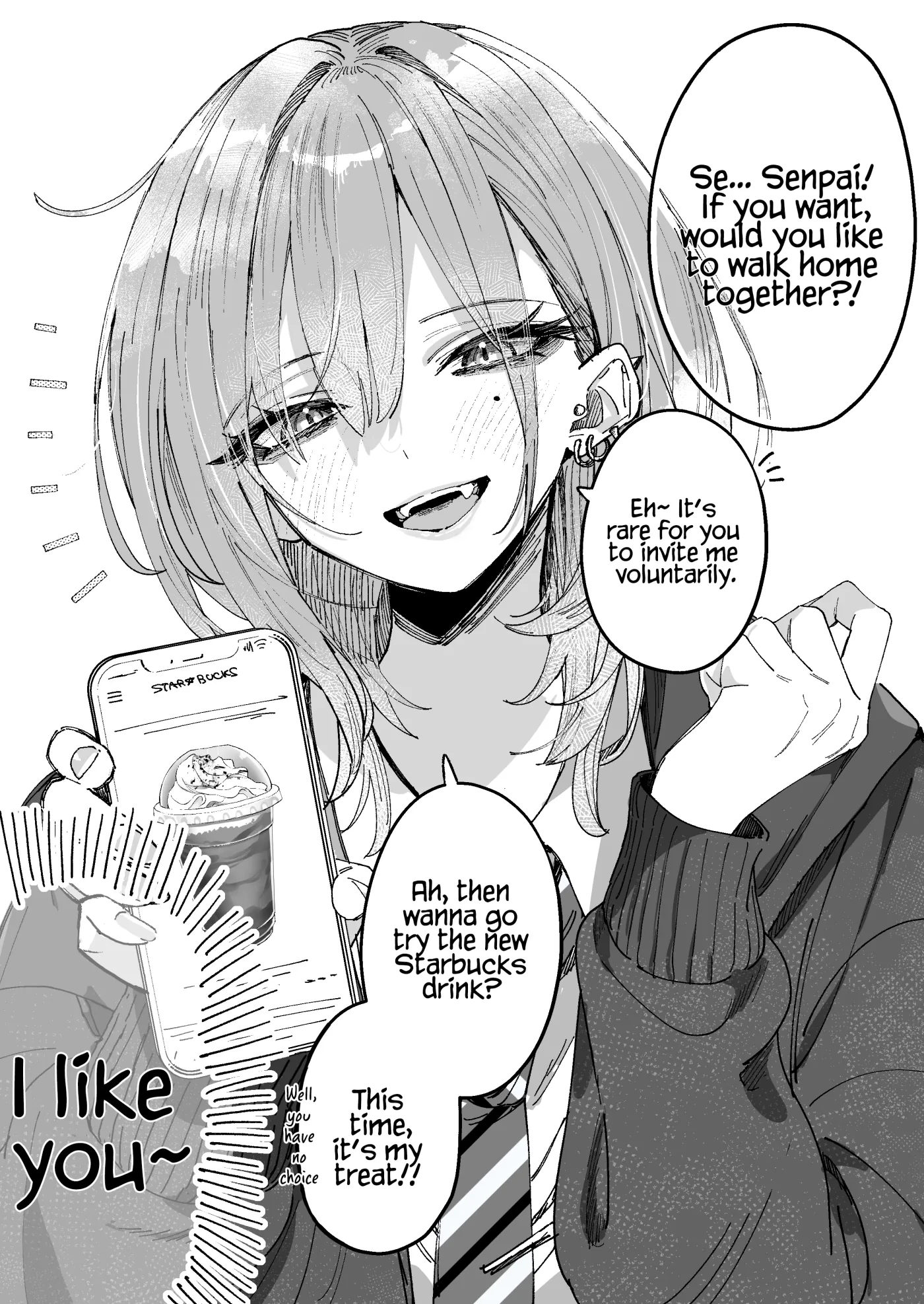 Haimiya-Senpai es aterradoramente linda capítulo 0.5, página 3