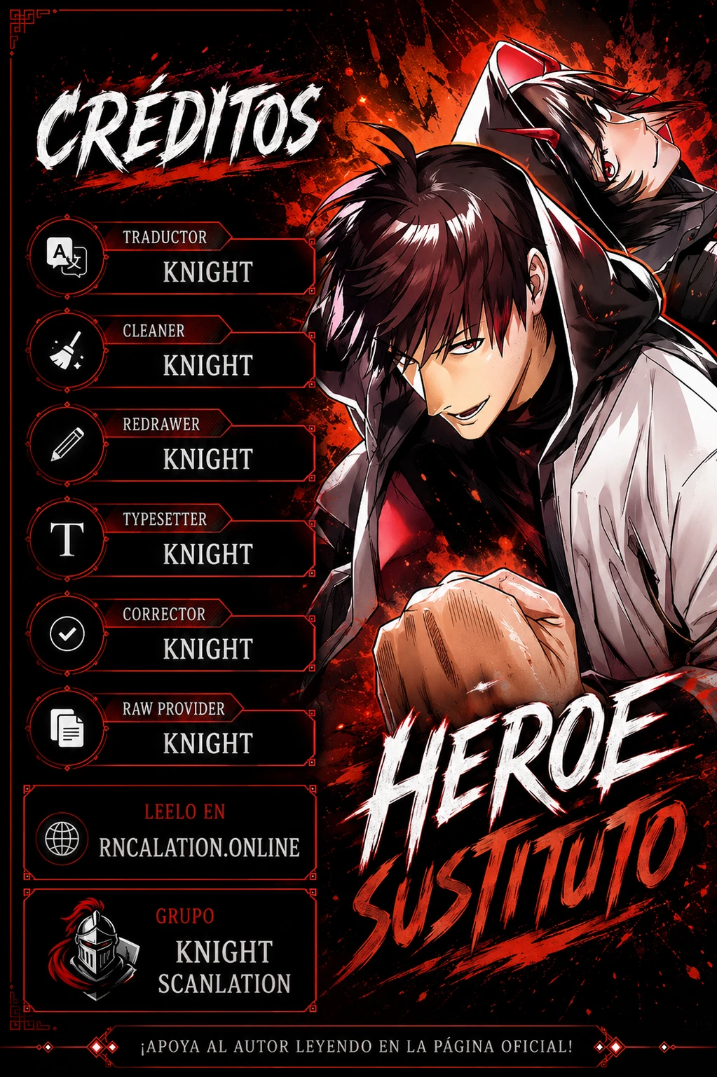 heroe sustituto capítulo 1, página 1
