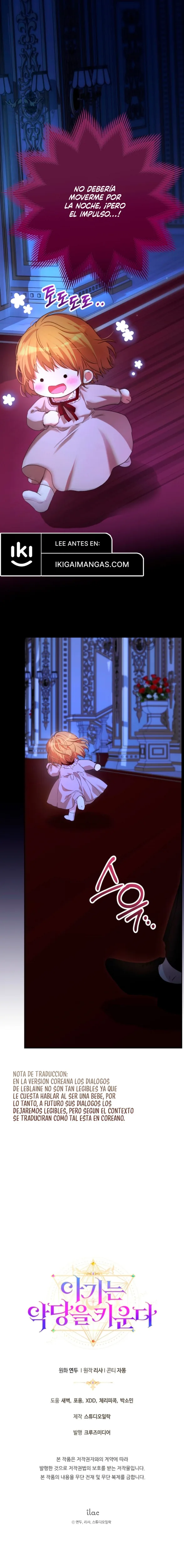 La Bebé Cría Un Villano capítulo 2, página 16