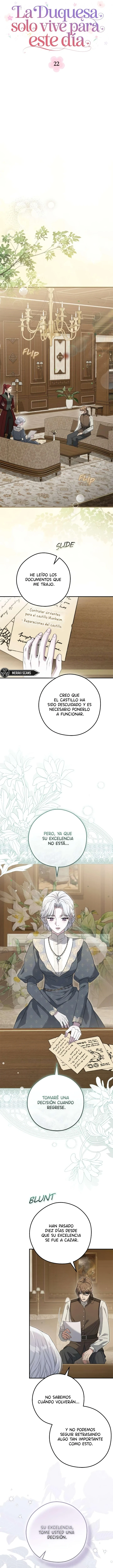 La duquesa solo vive para este día capítulo 22, página 8