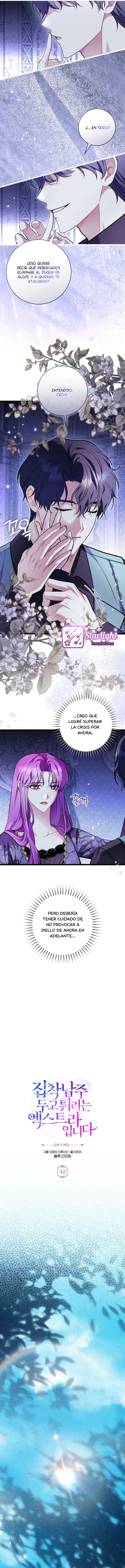 La extra quiere huir del protagonista obsesivo capítulo 42, página 7