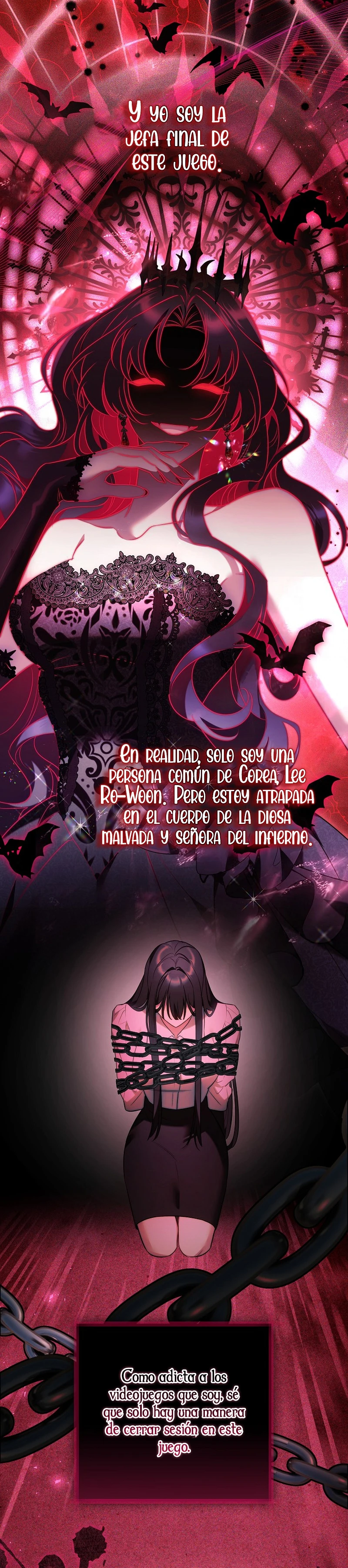 La jefa final desea morir capítulo 1, página 13