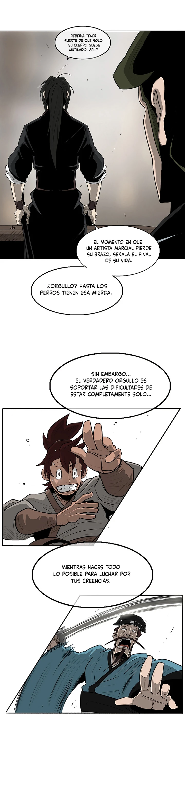 La leyenda de la espada del norte capítulo 21, página 18