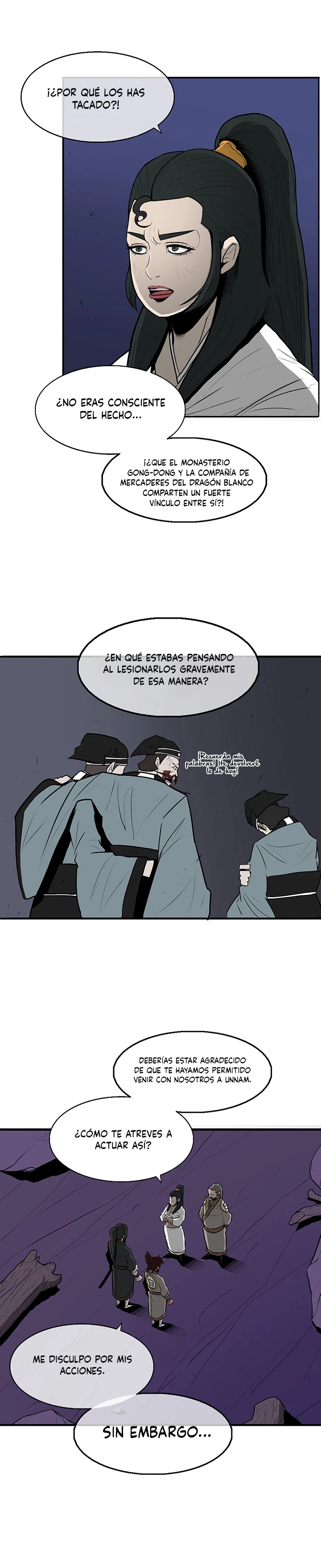 La leyenda de la espada del norte capítulo 22, página 21