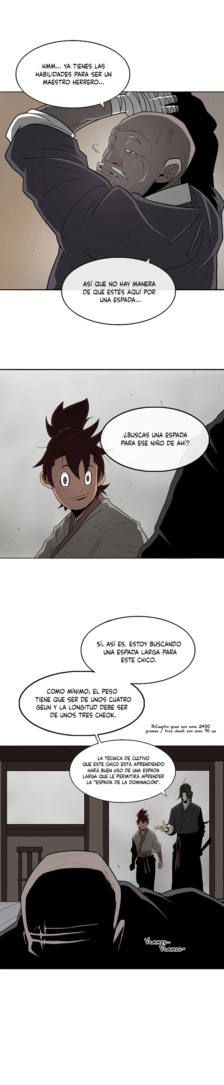 La leyenda de la espada del norte capítulo 26, página 5